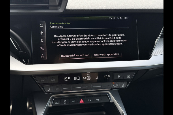 Audi A3 Sportback 40 TFSI e S-line | B&O | Elektr. achterklep | Dodehoek | Carplay | Camera | Virtual | Dealer onderhouden