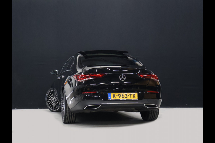 Mercedes-Benz CLA-Klasse 180 Business Solution Luxury [PANORAMADAK, PREMIUM SOUND, MEMORY SEATS, ELEKTRISCHE STOELEN, MULTIBEAM LED, STOELVERWARMING, CAMERA, SFEERVERLICHTING, PDC V+A, CRUISE CONTROL, GROOT NAVIGATIE, CLIMATE CONTROL, KEYLESS, W