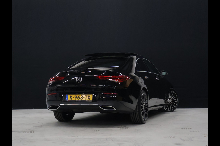 Mercedes-Benz CLA-Klasse 180 Business Solution Luxury [PANORAMADAK, PREMIUM SOUND, MEMORY SEATS, ELEKTRISCHE STOELEN, MULTIBEAM LED, STOELVERWARMING, CAMERA, SFEERVERLICHTING, PDC V+A, CRUISE CONTROL, GROOT NAVIGATIE, CLIMATE CONTROL, KEYLESS, W