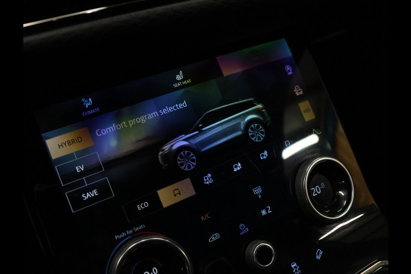Land Rover Range Rover Evoque 1.5 P300e AWD Bronze Collection [PANORAMADAK, MERIDIAN, MEMORY SEATS, STOELVERWARMING, APPLE CARPLAY, ANDROID, CAMERA, CLEAR SIGHT SPIEGEL, VOL LEDER, DIGITAL DASH, PDC V+A, CRUISE CONTROL, GROOT NAVIGATIE, CLIMATE CONTROL,