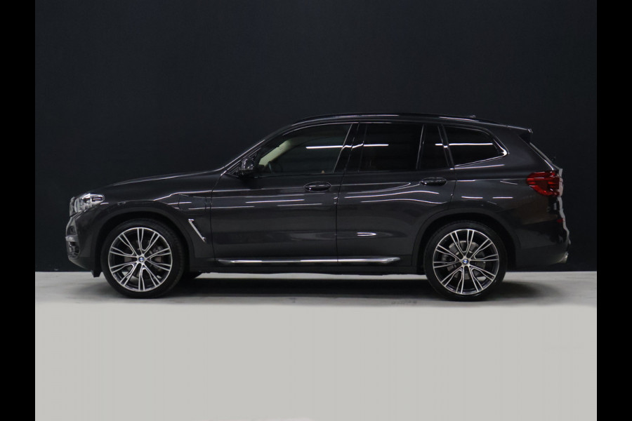 BMW X3 xDrive30e High Executive [SCHUIFKANTELDAK, APPLE CARPLAY, ANDROID, TREKHAAK, ADAPTIVE LED, STOELVERWARMING, VOL LEDER, DIGITAL DASH, ELEKTRISCHE ACHTERKLEP, GROOT NAVIGATIE, PDC V+A, CRUISE CONTROL, CLIMATE CONTROL,