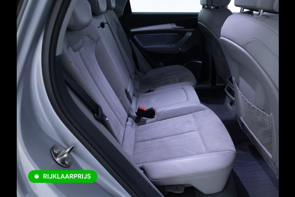 Audi Q5 50 TFSI e quattro S-Line | Luchtvering | Elec. trekhaak | Adaptieve cruise | Memory stoel | 360 Camera | Elec. achterklep | Navigatie, DAB, Stoelverwarming, Parkeerassistent, PDC V+A