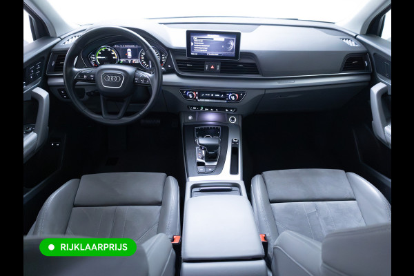 Audi Q5 50 TFSI e quattro S-Line | Luchtvering | Elec. trekhaak | Adaptieve cruise | Memory stoel | 360 Camera | Elec. achterklep | Navigatie, DAB, Stoelverwarming, Parkeerassistent, PDC V+A