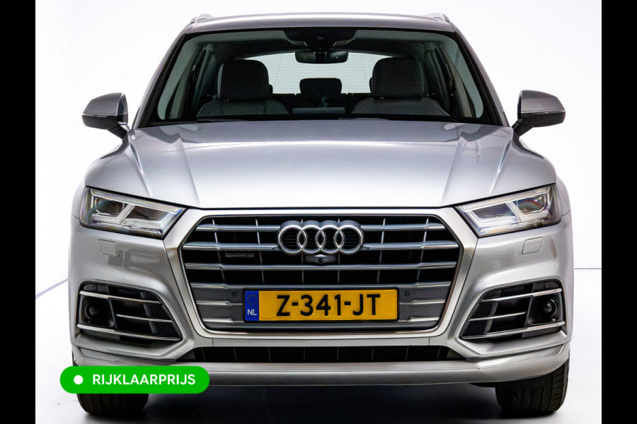 Audi Q5 50 TFSI e quattro S-Line | Luchtvering | Elec. trekhaak | Adaptieve cruise | Memory stoel | 360 Camera | Elec. achterklep | Navigatie, DAB, Stoelverwarming, Parkeerassistent, PDC V+A