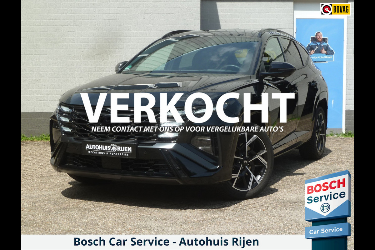 Hyundai Tucson 1.6 T-GDI HEV N Line Sky 4WD|Panodak|Stoelkoeling/verwarming|Memory|360-Camera|Facelift-Model