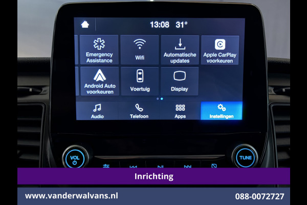 Ford Transit 2.0 TDCI 130pk L2H2 Inrichting Euro6 Airco | Omvormer | Imperiaal | Camera | Apple Carplay Android Auto, LED, Cruisecontrol, Trekhaak, Verwarmde voorruit, Parkeersensoren, Bijrijdersbank