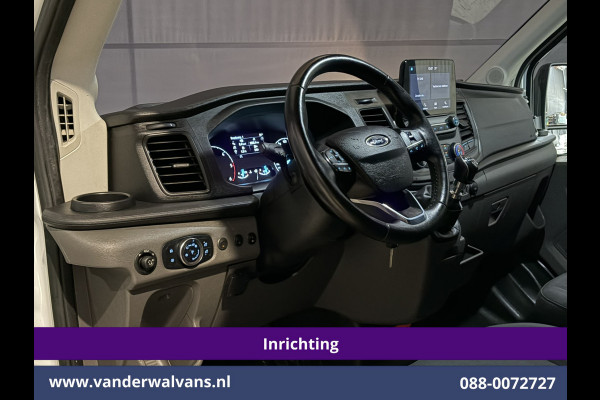 Ford Transit 2.0 TDCI 130pk L2H2 Inrichting Euro6 Airco | Omvormer | Imperiaal | Camera | Apple Carplay Android Auto, LED, Cruisecontrol, Trekhaak, Verwarmde voorruit, Parkeersensoren, Bijrijdersbank
