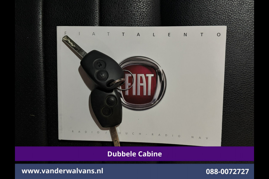 Fiat Talento 2.0 MultiJet 146pk L2H1 Dubbele Cabine Euro6 Airco | 5-Zits | Camera | Cruisecontrol | Apple Carplay Android Auto, Leder, Parkeersensoren, Sidebars, Trekhaak