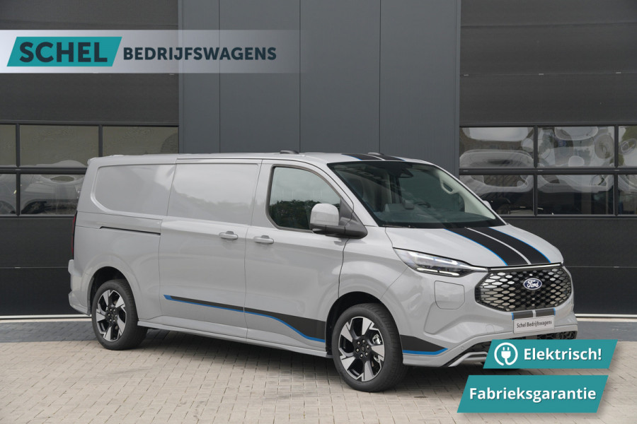 Ford E-Transit Custom 340 L2H1 Sport 71 kWh 218pk - ACC - DDS LED - Pro Power - Verwarmd stuurwiel - Navi - 360 Camera - Rijklaar