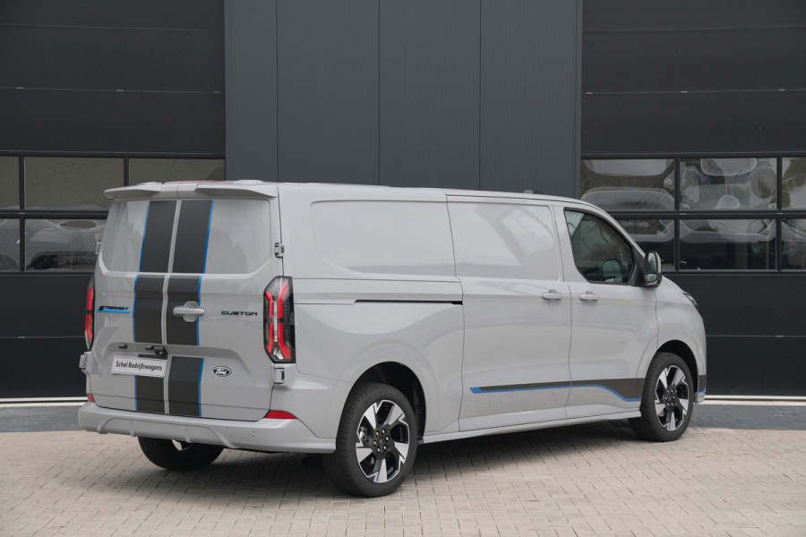 Ford E-Transit Custom 340 L2H1 Sport 71 kWh 218pk - ACC - DDS LED - Pro Power - Verwarmd stuurwiel - Navi - 360 Camera - Rijklaar
