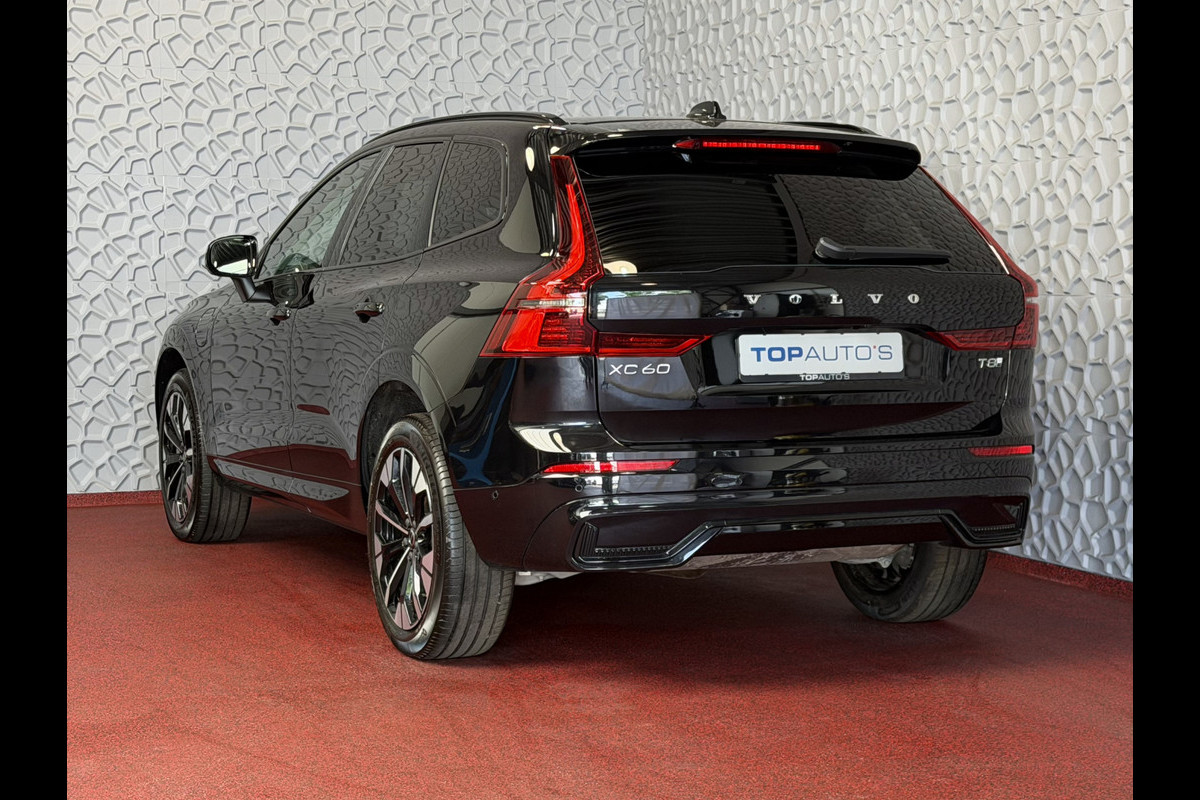 Volvo XC60 2.0 T8 455PK AWD PLUS DARK NIEUWE AUTO HARMAN KARDON 360.CAM STOEL/STUUR VERW LEER