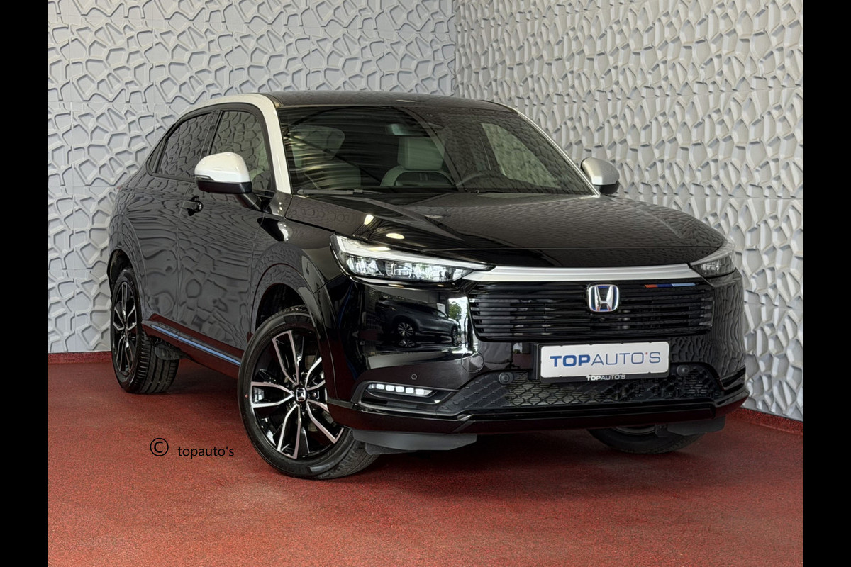 Honda HR-V 1.5 e:HEV ADVANCE STYLE PLUS PANORAMA BI-TONE LED 360.CAMERA ELEK.KLEP 18''LMV STOEL/STUUR VERW. 11/2025