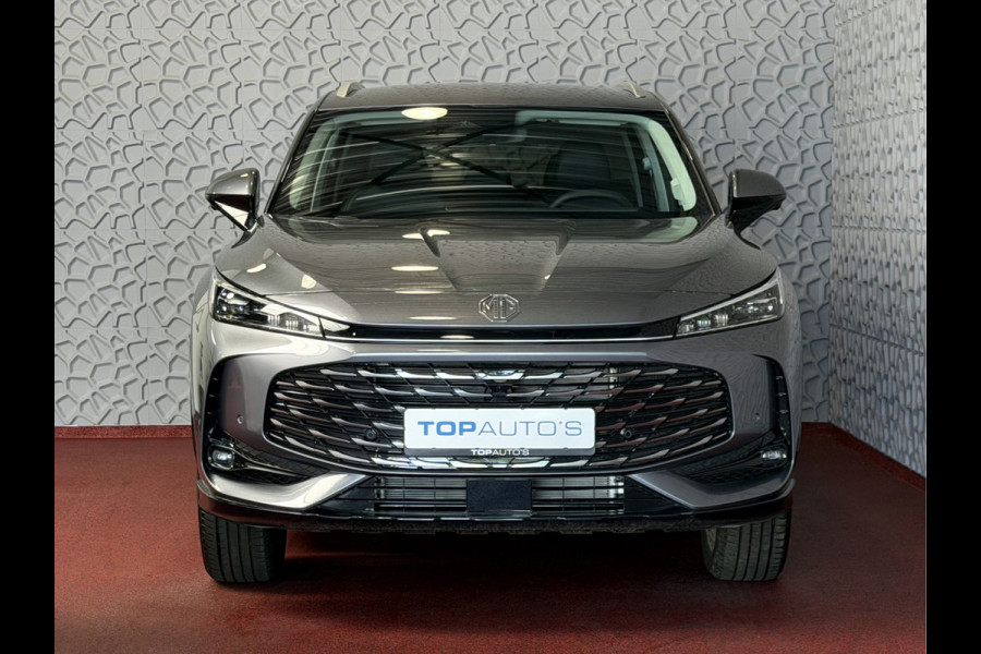 MG MG HS PHEV 1.5 TGDI LUXURY PHEV PLUG-IN HYBRIDE | LEER | 272PK NIEUWE AUTO | >1.000 KM TOTAAL BEREIK | 360° CAMERA | ELEKTRISCHE ACHTERKLEP