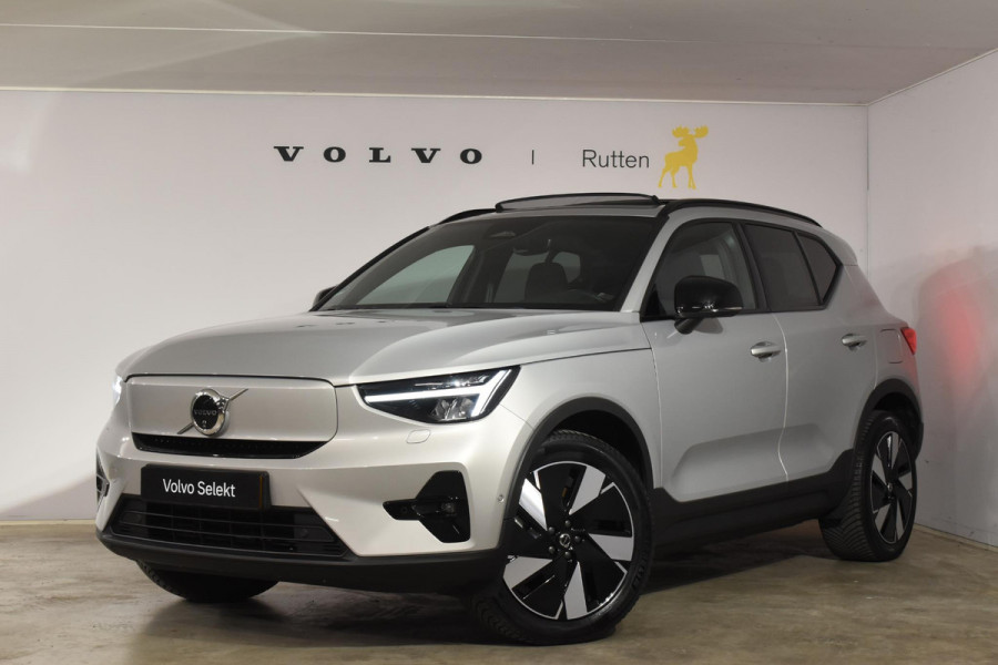Volvo XC40 Single Motor Extended Range Ultimate 82 kWh / Adaptieve cruise control / Elektrische achterklep / Stoel - en stuurwielverwarming / Elektrisch verstelbare voorstoelen met geheugen / Extra getint glas / 360 Camera / Harman Kardon /