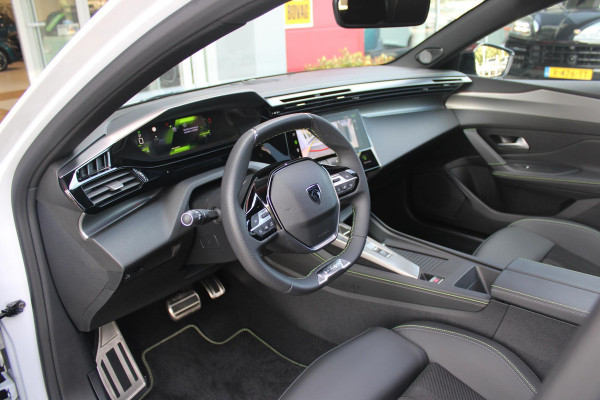 Peugeot 308 SW 1.2 Hybrid 145PK GT AUTOMAAT | PANORAMA SCHUIF/KANTEL DAK | AFNEEMBARE TREKHAAK | NAVIGATIE | SENSATION PACK: FOCAL HIFI SYSTEM (PREMIUM HIFI SYSTEEM MET 10 SPEAKERS)/DRAADLOZE TELEFOONLADER | 360° VISION & DRIVE ASSIST PLUS PACK: ACHTERUITRIJCAMERA 360° VISIOPARK 3 (4 CAMERA'S)/PARKEERHULP VOOR EN ACHTER/ANTI DIEFSTAL ALARM/PEUGEOT i-COCKPIT MET CONFIGUREERBAAR 3D-INSTRUMENTENPANEEL/CLEAN CABIN | ALCANTARA EXECUTIVE PACK: BEKLEDING ALCANTARA/KUNSTLEDER INCL. ELEKTRISCH BEDIENBARE AGR STOEL EN MASSAGE OP BEIDE VOORSTOELEN | 18" LICHTMETALEN VELGEN "PORTLAND" | NAVIG