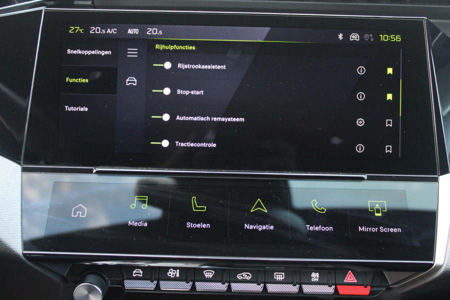 Peugeot 308 SW 1.2 Hybrid 145PK GT AUTOMAAT | PANORAMA SCHUIF/KANTEL DAK | AFNEEMBARE TREKHAAK | NAVIGATIE | SENSATION PACK: FOCAL HIFI SYSTEM (PREMIUM HIFI SYSTEEM MET 10 SPEAKERS)/DRAADLOZE TELEFOONLADER | 360° VISION & DRIVE ASSIST PLUS PACK: ACHTERUITRIJCAMERA 360° VISIOPARK 3 (4 CAMERA'S)/PARKEERHULP VOOR EN ACHTER/ANTI DIEFSTAL ALARM/PEUGEOT i-COCKPIT MET CONFIGUREERBAAR 3D-INSTRUMENTENPANEEL/CLEAN CABIN | ALCANTARA EXECUTIVE PACK: BEKLEDING ALCANTARA/KUNSTLEDER INCL. ELEKTRISCH BEDIENBARE AGR STOEL EN MASSAGE OP BEIDE VOORSTOELEN | 18" LICHTMETALEN VELGEN "PORTLAND" | NAVIG