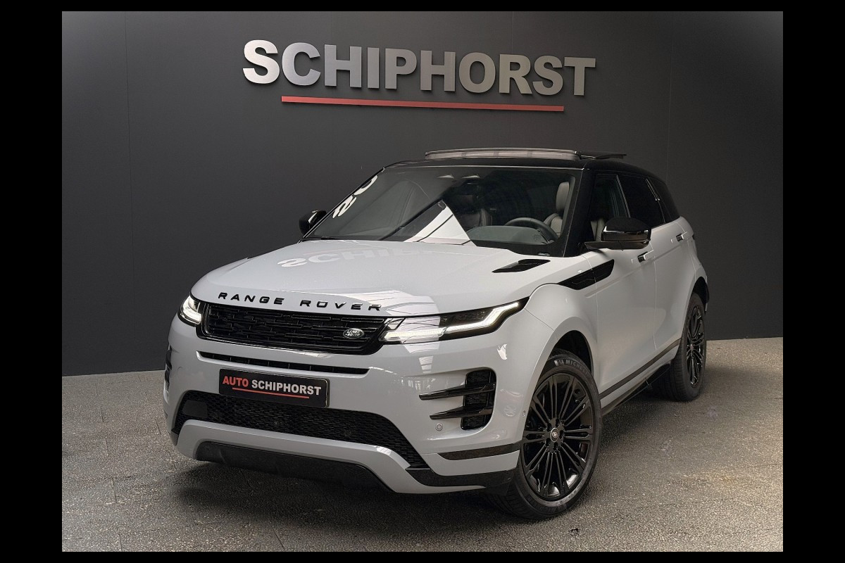 Land Rover Range Rover Evoque P270e SE Dynamic/black-pack/arroios Grey/panorama schuifdak cold climate pack