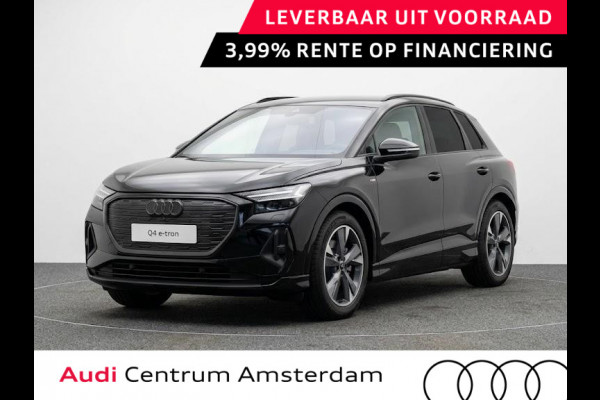 Audi Q4 e-tron S edition Performance 82 kWh 286 pk | Glazen panoramadak | MMI bijrijdersdisplay | Techniekpakket plus | Trekhaak |