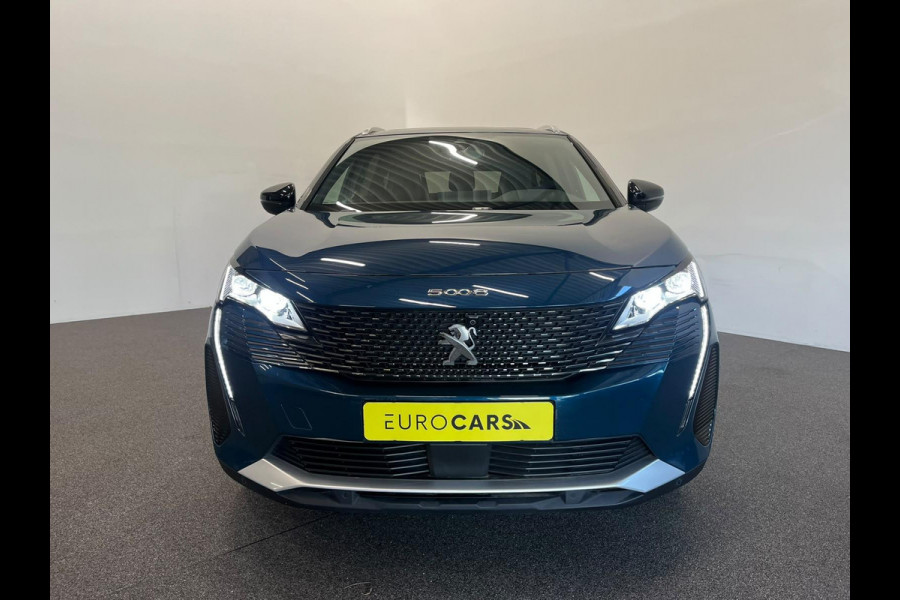 Peugeot 5008 1.2 PureTech GT 7 persoons Panoramdak Trekhaak Navigatie Apple Carplay Android Auto Camera Parkeersensoren Adaptive Cruise Control Memory stoelen Stoelverwarming Elektrische achterklep Full Led Climate Control