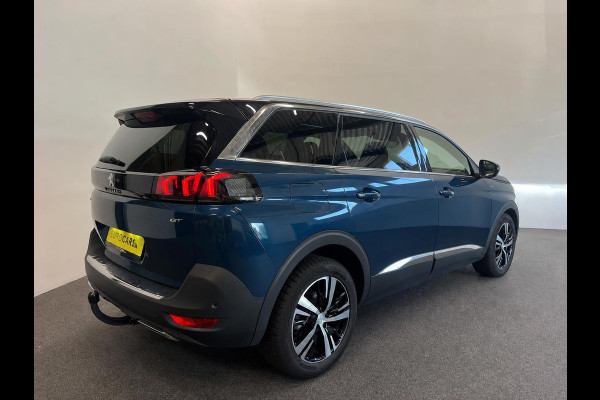 Peugeot 5008 1.2 PureTech GT 7 persoons Panoramdak Trekhaak Navigatie Apple Carplay Android Auto Camera Parkeersensoren Adaptive Cruise Control Memory stoelen Stoelverwarming Elektrische achterklep Full Led Climate Control
