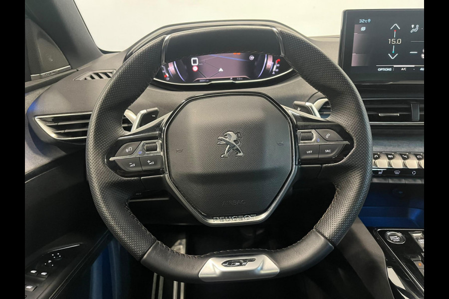 Peugeot 5008 1.2 PureTech GT 7 persoons Panoramdak Trekhaak Navigatie Apple Carplay Android Auto Camera Parkeersensoren Adaptive Cruise Control Memory stoelen Stoelverwarming Elektrische achterklep Full Led Climate Control
