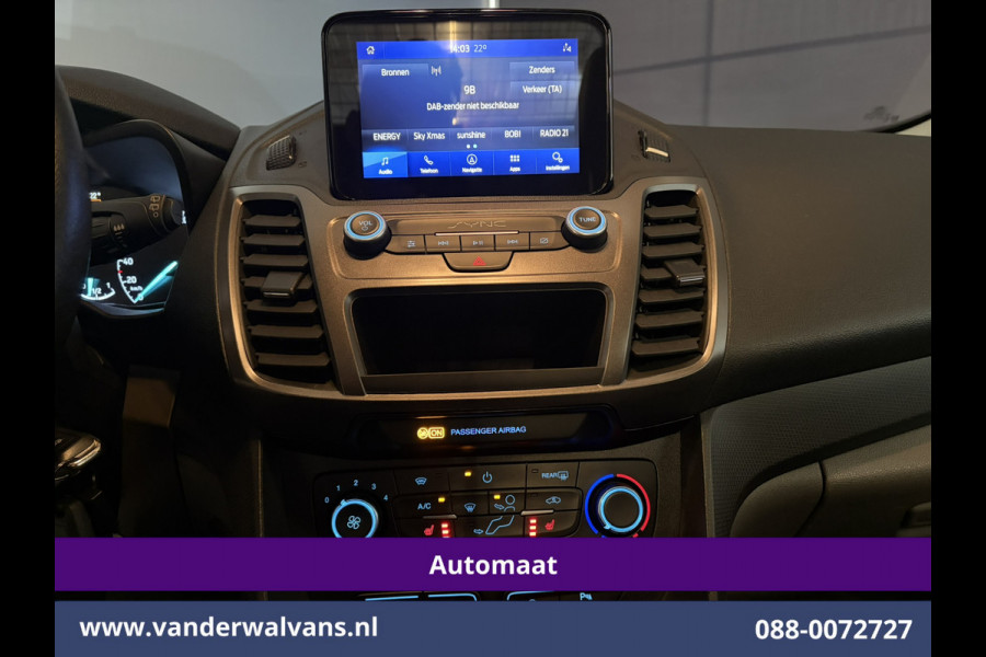 Ford Transit Connect 1.5 EcoBlue 120pk Automaat L2H1 Euro6 Airco | Navigatie | Camera | Apple Carplay | Cruisecontrol Android Auto, Stoelverwarming, Parkeersensoren, Verwarmde voorruit, Achterklep, 1500kg trekvermogen