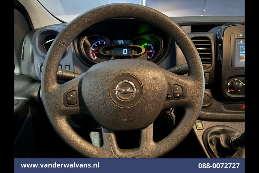 Opel Vivaro 1.6 CDTI 122pk L2H1 Euro6 Airco | Navigatie | Imperiaal | Trekhaak | LED | Cruisecontrol Parkeersensoren, Bijrijdersbank