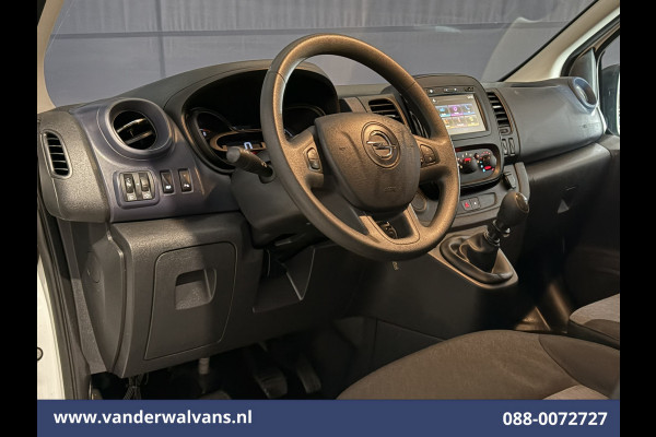 Opel Vivaro 1.6 CDTI 122pk L2H1 Euro6 Airco | Navigatie | Imperiaal | Trekhaak | LED | Cruisecontrol Parkeersensoren, Bijrijdersbank