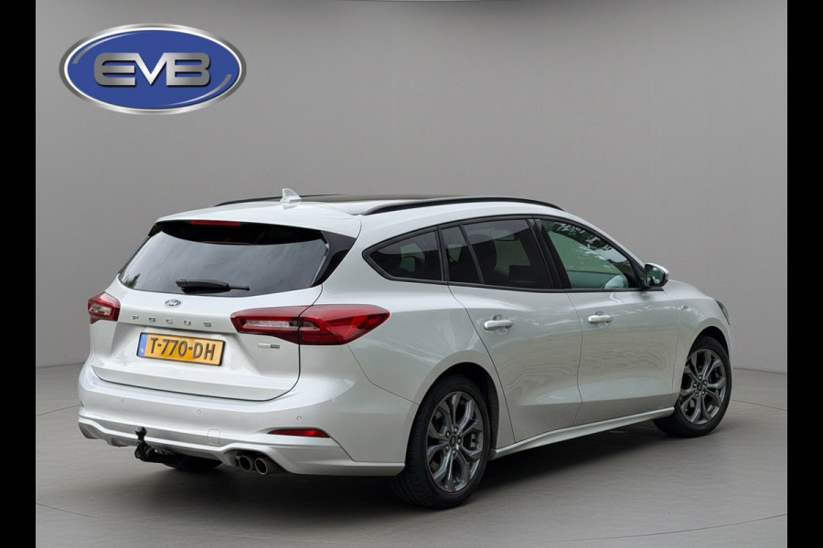 Ford FOCUS Wagon 1.0 EcoBoost AUTOMAAT Hybrid ST Line Style, stoelverwarming, elect bed. trekhaak, 1 e eigenaar, NL auto met nap