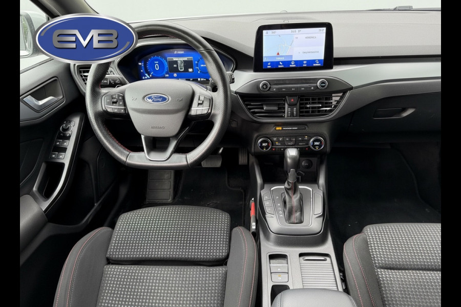 Ford FOCUS Wagon 1.0 EcoBoost AUTOMAAT Hybrid ST Line Style, stoelverwarming, elect bed. trekhaak, 1 e eigenaar, NL auto met nap