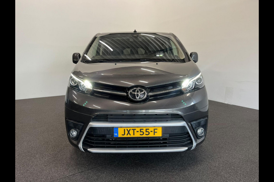 Toyota PROACE Electric Verso L2 Extra Range Luxury 75 kWh 8p Personen bus Panorama dak Lederen bekleding Voorstoelen Climate Control Apple Carplay Android Auto Parkeer sensoren Cruise Control Bumpers in kleur