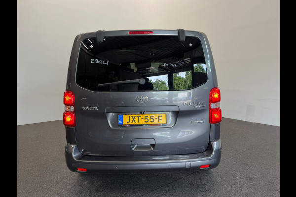 Toyota PROACE Electric Verso L2 Extra Range Luxury 75 kWh 8p Personen bus Panorama dak Lederen bekleding Voorstoelen Climate Control Apple Carplay Android Auto Parkeer sensoren Cruise Control Bumpers in kleur