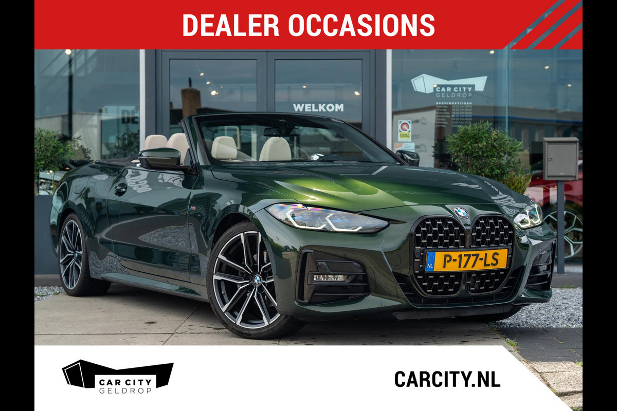 BMW 4 Serie Cabrio 420i High Exec / M-Sport / Laser / Memory / H&K / Keyless / 19" / Stoelverwarming / Carplay / Ambient / Camera