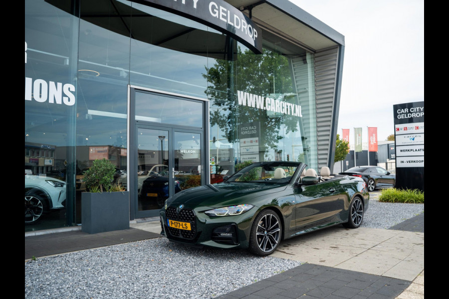 BMW 4 Serie Cabrio 420i High Exec | M-Sport | Laser | Memory | H&K | Keyless | 19" | Stoelverwarming | Carplay | Ambient | Camera