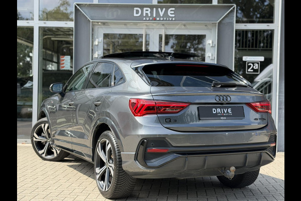 Audi Q3 Sportback 45 TFSI e S-Line |Pano|Memory|Sfeer|ACC|20"|Trekhaak|Daytona-Zwartoptiek