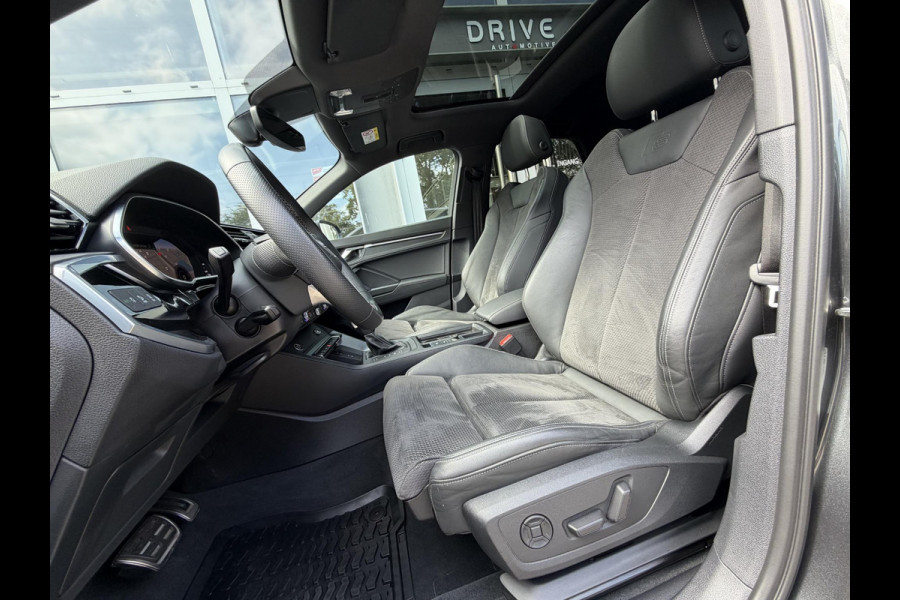 Audi Q3 Sportback 45 TFSI e S-Line |Pano|Memory|Sfeer|ACC|20"|Trekhaak|Daytona-Zwartoptiek
