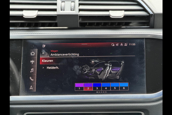 Audi Q3 Sportback 45 TFSI e S-Line |Pano|Memory|Sfeer|ACC|20"|Trekhaak|Daytona-Zwartoptiek
