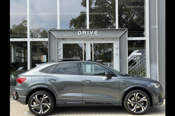 Audi Q3 Sportback 45 TFSI e S-Line |Pano|Memory|Sfeer|ACC|20"|Trekhaak|Daytona-Zwartoptiek