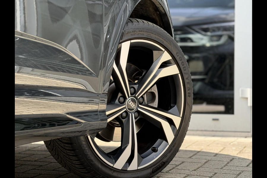 Audi Q3 Sportback 45 TFSI e S-Line |Pano|Memory|Sfeer|ACC|20"|Trekhaak|Daytona-Zwartoptiek
