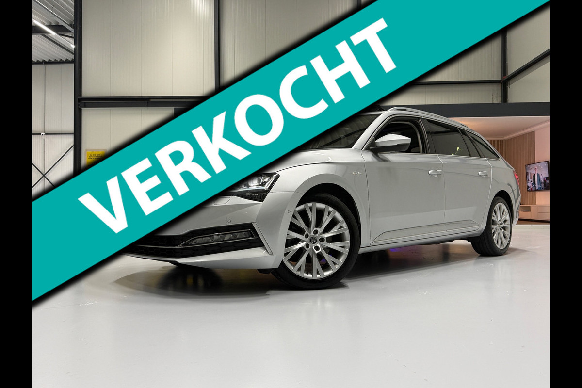 Škoda Superb Combi 1.4 TSI iV iV L&K 218PK 360° Navi Pano Trekhaak Elek. A.klep Leder