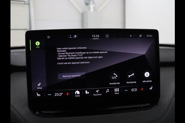 Škoda Enyaq iV 60 | SOH 92,4% | Panoramadak | Stoel/stuur verwarming | Half leder | Adaptive cruise | Carplay | Virtueel dashboard | Sfeerverlichting | Climate control | Camera | Park assist |