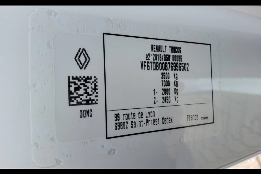 Renault Master NEW 170.35 CHASSIS RTWD DUBBELLUCHT - EURO 6 - MC 996502