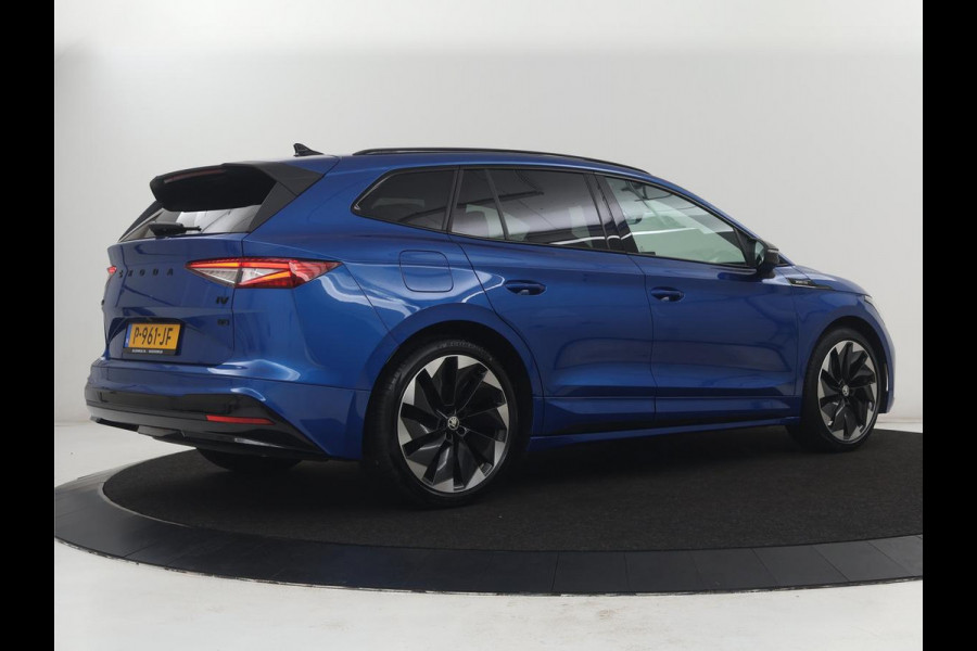 Škoda Enyaq iV 80 Sportline | SOH 93,2% | Leder/alcantara | Stuur/stoelverwarming | Carplay | Sfeerverlichting |  Adaptive cruise | Dodehoek detectie | Camera | Park assist