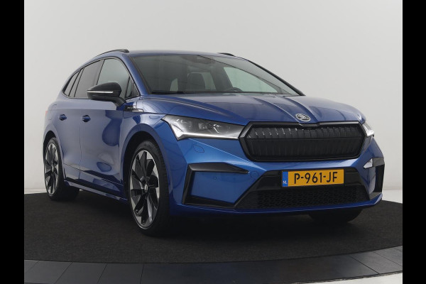 Škoda Enyaq iV 80 Sportline | SOH 93,2% | Leder/alcantara | Stuur/stoelverwarming | Carplay | Sfeerverlichting |  Adaptive cruise | Dodehoek detectie | Camera | Park assist