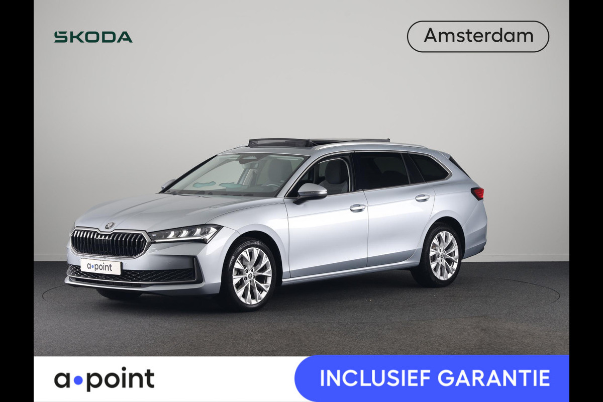 Škoda Superb Combi 1.5 TSI MHEV First Edition 150 pk | Trekhaak wegklapbaar | Panoramadak | Verlengde garantie | Navigatie | Achteruitrijcamera | Verwarmbare voorstoelen