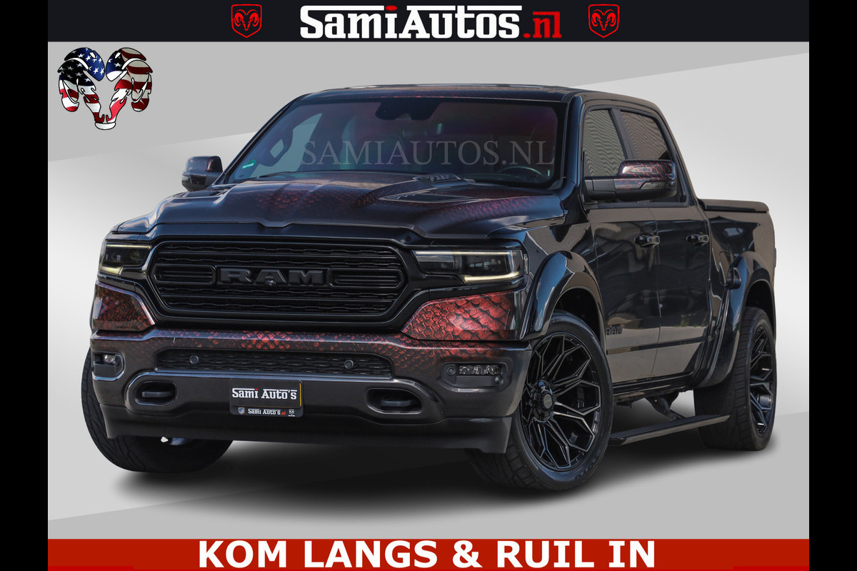 Dodge Ram COBRA HULK PACK | 5.7 V8 402 PK | LIMITED EDITION | HUD | LUCHTVERING | BOM VOL | CREW CAB 5 PERSOONS | DUBBELE CABINE | GRIJSKENTEKEN | | De specialist in Amerikaanse pick‑ups in Nederland en Europa.