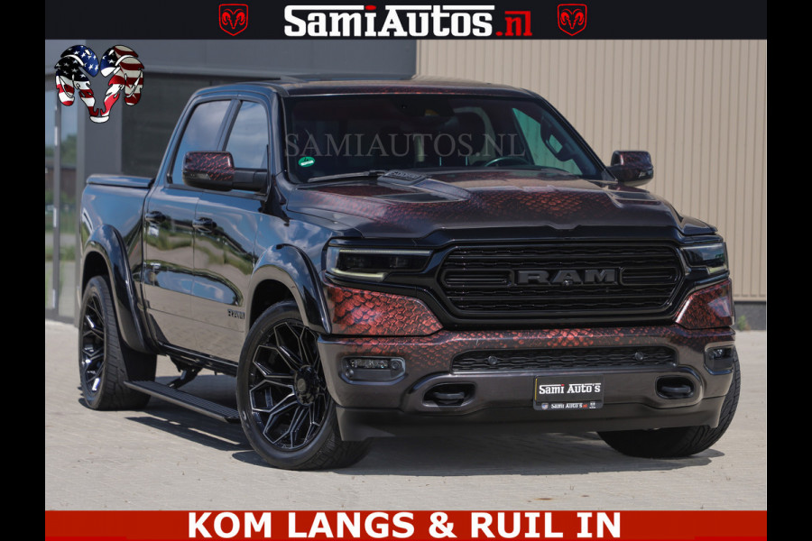Dodge Ram COBRA HULK PACK | 5.7 V8 402 PK | LIMITED EDITION | HUD | LUCHTVERING | BOM VOL | CREW CAB 5 PERSOONS | DUBBELE CABINE | GRIJSKENTEKEN | | De specialist in Amerikaanse pick‑ups in Nederland en Europa.