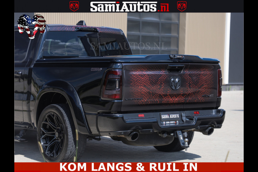 Dodge Ram COBRA HULK PACK | 5.7 V8 402 PK | LIMITED EDITION | HUD | LUCHTVERING | BOM VOL | CREW CAB 5 PERSOONS | DUBBELE CABINE | GRIJSKENTEKEN | | De specialist in Amerikaanse pick‑ups in Nederland en Europa.