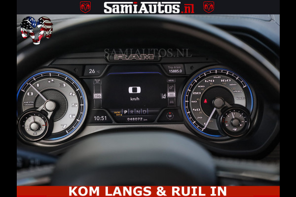 Dodge Ram COBRA HULK PACK | 5.7 V8 402 PK | LIMITED EDITION | HUD | LUCHTVERING | BOM VOL | CREW CAB 5 PERSOONS | DUBBELE CABINE | GRIJSKENTEKEN | | De specialist in Amerikaanse pick‑ups in Nederland en Europa.