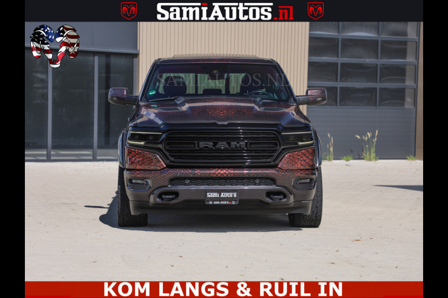 Dodge Ram COBRA HULK PACK | 5.7 V8 402 PK | LIMITED EDITION | HUD | LUCHTVERING | BOM VOL | CREW CAB 5 PERSOONS | DUBBELE CABINE | GRIJSKENTEKEN | | De specialist in Amerikaanse pick‑ups in Nederland en Europa.